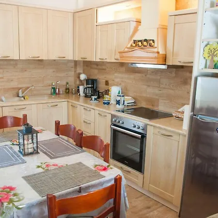 Traditional House Next To Ancient Olympia