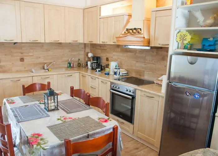 Traditional House Next To Ancient Olympia