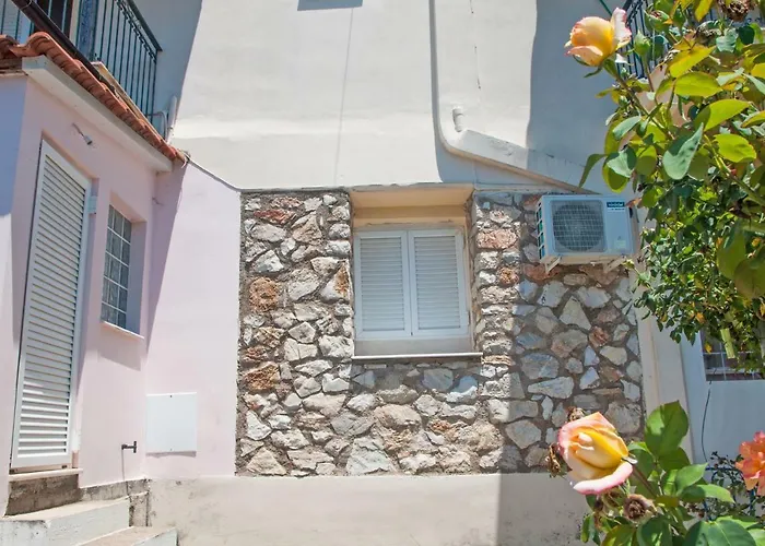 Traditional House Next To Ancient Olympia